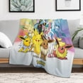 thumbnail image 6 of Pokemon Blanket Flannel Blanket Throws Cute Warm and Comfortable Indoor Camping Blanket 40"*50" （100*130cm）, 6 of 7