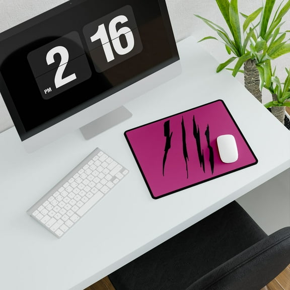 Effete Feline Claw Marks Scratch Desk Mats