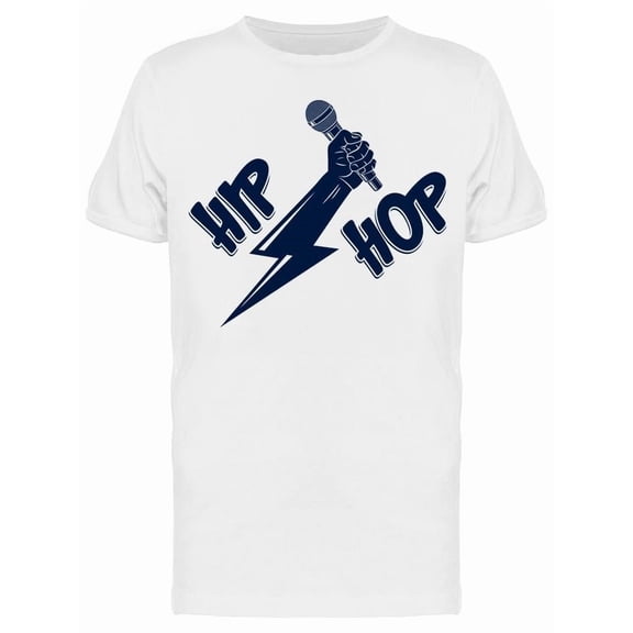 Hip Hop Music Microphone Tee Men's -Image by Shutterstock