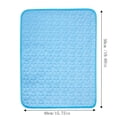 thumbnail image 3 of XiYing Pet Cooling Mat for Dogs Cats - Breathable Ice Pad Summer Sleeping Mat Non Slip Washable Pet Cushion for Kennel Sofa Floor Indoor Outdoor Use - Portable Self Cooling Bed for Small Medium Pets, 3 of 9