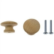Symmerty Knob Wood 1-1/4 2 Pk