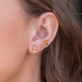 thumbnail image 3 of Juego De 3 Pendientes De Princesa Disney Beauty and the Beast Earring Set Belle Rose Joyería, 3 of 4