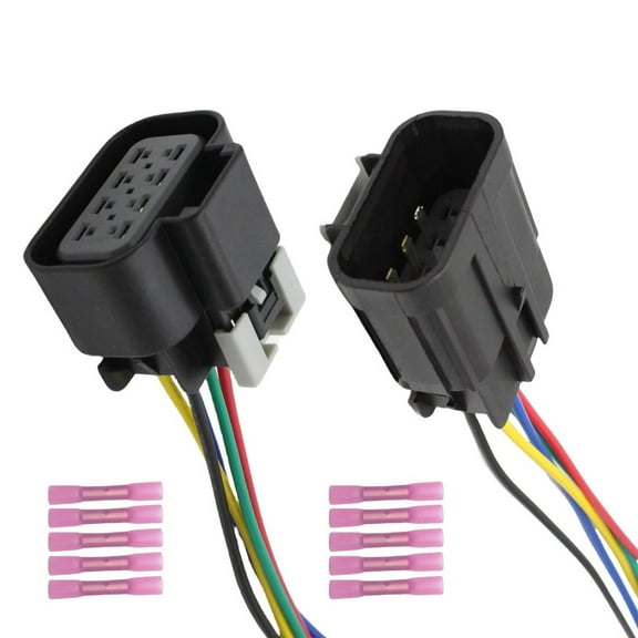 TAPDRA Headlight Plug Harness Male Female Connector for 2014 2016 Halogen Durable Copper Wiring Easy Install for Chevy Silverado Sierra