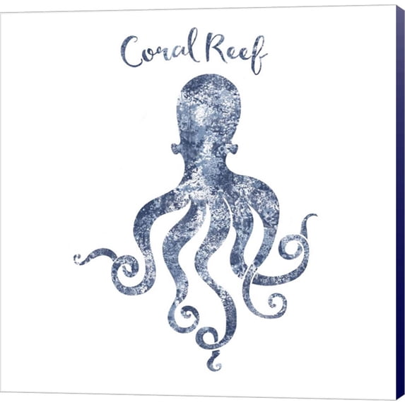 Octopus Coral Reef by Tina Lavoie, Canvas Wall Art