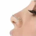 thumbnail image 6 of HOOUN Surgical Steel Non-Piercing Fake Nose Septum Decoration Creative Heart Nose Ring-Rose Gold, 6 of 9