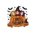 thumbnail image 2 of Playera de manga corta para mujer, estampado en color sólido, cuello redondo, estilo casual, para verano, estilo casualWomen'S Fashion Pumpkin Witch Letter Print, Casual Round Neck Short Sleeve T-Sh, 2 of 6