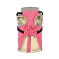 thumbnail image 2 of Dogs Autumn Winter Warm Coats Fleece Lined Winter Vests for Small Medium Dogs Hiking, Pink, 2 of 7