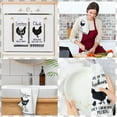 thumbnail image 2 of A house of tools 5Pcs Funny Chicken Kitchen Dish Towel Set Absorbent Quick Dry Cloth Dish Tea Towels Reusable Bar Hand Dishcloths Decor for Bathroom Kitchen Home Supplies, 2 of 13