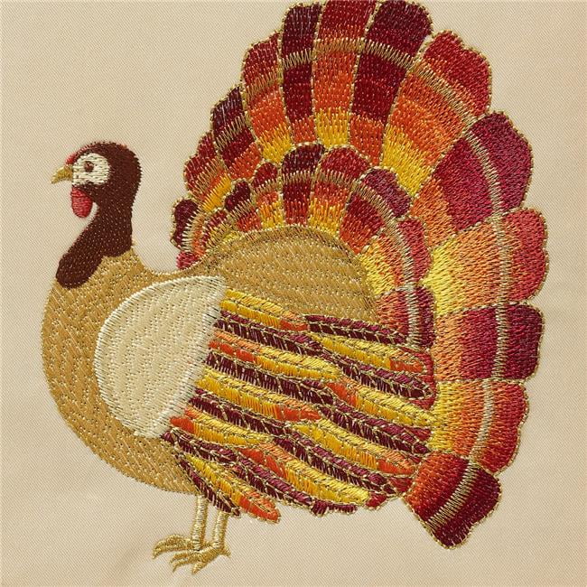 Papyrus Greeting CardEmbroidered Turkey Thanksgiving