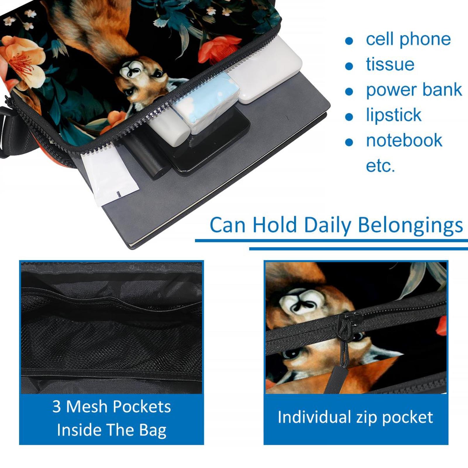Kangaroo Adjustable Lightweight Waist Packs Fanny Packs Money Belt with Extension Strap Unisex