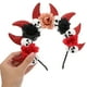 thumbnail image 2 of KAKOWELY Diadema de cuerno de diablo: Diadema de cuerno de Halloween con calavera y flores - Diadema para disfraz de fiesta de Halloween - Accesorio de disfraz de demonio para mujeres y niñas, 2 of 4