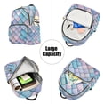 thumbnail image 5 of FORMRS Mini Backpack Purse for Women Travel Daypack Casual Shoulder Bag, Purple Art Pattern, 5 of 7
