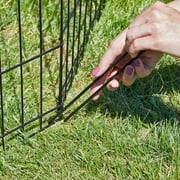 MidWest Homes for Pets 36-Inch Exercise Pen, for Indoor and Outdoor Use, 16 Sq Feet of Play, Single Door Folding Dog Pen, with Large Door Opening & Secure Latch, Easy to Set Up, Foldable Dog Playpen