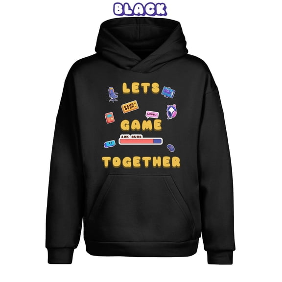 Let's Game Together Pullover Urban Hoodie