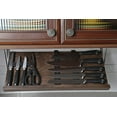 thumbnail image 3 of Under Cabinet Knife Storage - Multiple Sizes and colors available (Walnut, Small), 3 of 6