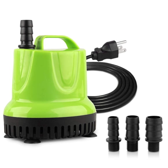 FREESEA 330 gPH 25W bomba de agua sumergible para estanque acuario hidropónico pecera fuente cascada