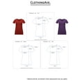 thumbnail image 5 of ClothingAve. Women's Basic Cotton V-Neck Short Sleeve Tee-2 Female T-Shirt, 5 of 5