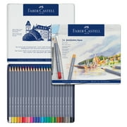 Faber-Castell Goldfaber Aqua Watercolor Pencils  24 Vibrant Colors, Adult, Beginner Art Set