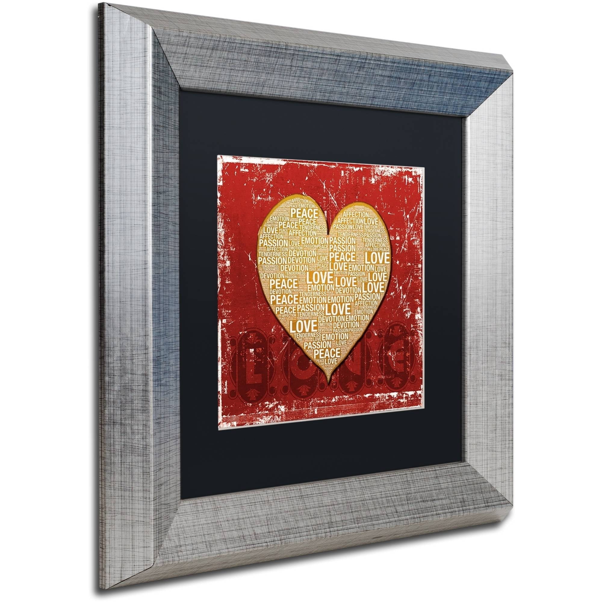 Trademark Fine Art "Every Time I'm With You" Canvas Art by Philippe Sainte-Laudy Black Matte, Silver Frame