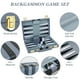 thumbnail image 3 of Set de backgammon RERIVER 2 Players Classic con funda de piel sintética, 3 of 7