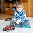 thumbnail image 6 of 1:64 Scale Mini Alloy Truck RC Car with LED Lights, 2.4Ghz Remote and App Control Toy Car, 3-Speed Adjustment Pocket Toy Car,Christmas Gifts for Grandkids(Light Blue#A), 6 of 7
