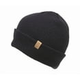 thumbnail image 6 of Waffle Knit Cuff Beanie Winter Hat Roll up Edge Skull Cap, 6 of 13
