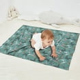 thumbnail image 2 of Green Butterfly Pattern Blanket,Comfortable Soft Flannel Throw Blanket,All Season,Warm Lightweight Blankets for Sofa Bed Couch Living Room Chair,30"x40", 2 of 4