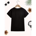 thumbnail image 2 of I Do All My Own Stunts Print Tee, Boys Comfy & Breathable Cotton T-shirt For Spring & Summer, Boys Clothing For Outdoor Activities, As Gifts, 2 of 6