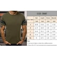 thumbnail image 2 of Saodimallsu Men Crew Neck T Shirts Color Block Casual Tees, 2 of 2