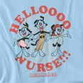 thumbnail image 2 of Animaniacs Hello Nurse Women's T Shirt, Light Blue, Medium, 2 of 6
