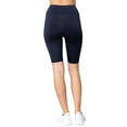 thumbnail image 5 of Juniors Wide Band High Waist Active Workout Biker Running Shorts Leggings, 5 of 5