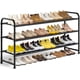 thumbnail image 1 of Organizador de Zapatos MISSLO de 3 Niveles Largo para Closets, Capacidad para 24 Pares, Negro, 1 of 7