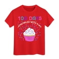 thumbnail image 1 of MEZZALL T-Shirts de Mode pour Garçons et Filles, Décontractés, Imprimés, Col Rond, Manches Courtes, Élégants, 12-13 Ans, 1 of 4
