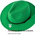 thumbnail image 2 of SURJDE Women Belt Buckle Fedora Hat, 2 of 6