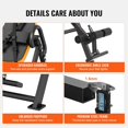 thumbnail image 7 of VEVOR Inversion Table Foldable Strength Training Equipment Hang Exercise Bench, 7 of 7