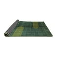 thumbnail image 2 of Ahgly Company Indoor Rectangle Abstract Turquoise Blue Modern Area Rugs, 3' x 5', 2 of 4