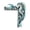 Sea Horse Door Corner Topper#3, variant on Water Dragon Door Corner Topper, Wooden Fantasy Animal Door Frame Decor for Entryway Porch and Indoor Display