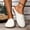 White, variant on ATENAR Sandals for Women Slide Casual Womens Sandals Summer Shoes Women Beige 7.5