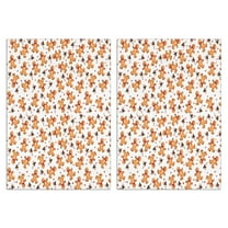 2 Pcs Funny Kitchen Towels,White Christmas Gingerbread Man Pattern Microfiber Dish Towels,Kitchen Tea Towels,Kitchen Towel Set (18" X 26")