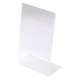 thumbnail image 2 of Pendientes Acrílicos Soporte de Exhibición Joyas Transparentes Collar Colgante Regalo 72 Agujeros Caja de Cartón para Tienda de Fotografía Inclinado Hugo Tablero de pendientes, 2 of 3