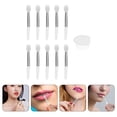 thumbnail image 1 of OFFIGAM 1Set Silicone Lipstick Brush Tools with Covers White Makeup Lip Mask Applicators for Cosmetics, 1 of 8