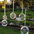 thumbnail image 4 of Bolas navideñas transparentes de acrílico huecas de plástico transparente, bolas redondas, adornos colgantes para árboles, decoraciones para el hogar, bodas y fiestas, 4 of 5