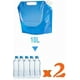 thumbnail image 3 of 2-Pack Foldable Water Storage Bag, 10L Portable Collapsible Water Container for Outdoor Activities, Camping, Hiking, Picnic, and BBQ Use, 3 of 5