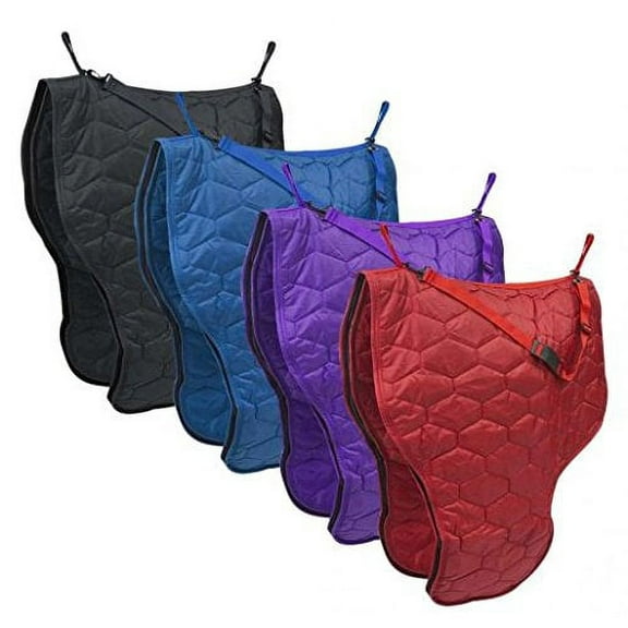 Diamond Quilted Nylon Saddle Carrier (Black)