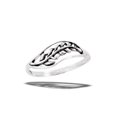 thumbnail image 1 of Sideways Leaf Branch Ring .925 Sterling Silver Band Jewelry Female Male Unisex Size 5, 1 of 4