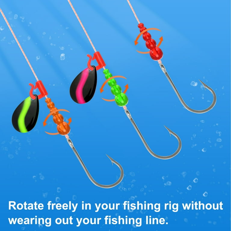 Fishing Lures Rubber Beads For Fishing 100PCS Oval Soft Rubber Luminous  Fishing Beads Glowing Sink Beads