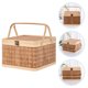 thumbnail image 5 of Cesta de bambú tejida con asa para huevos, cesta portátil para guardar huevos, cesta de picnic, 5 of 8