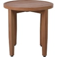 thumbnail image 3 of Afuera Living Contemporary Outdoor Patio End Table in Natural, 3 of 5