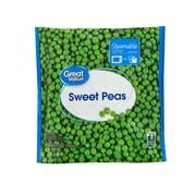 Great Value Frozen Sweet Peas, 12 oz Steamable Bag