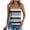 Navy, variant on YFNNUP Plus Size Tank Top for Women Striped Printed Sleeveless Shirts Spaghetti Strap Camis Summer Irregular Hem Vacation Camis Top Navy L